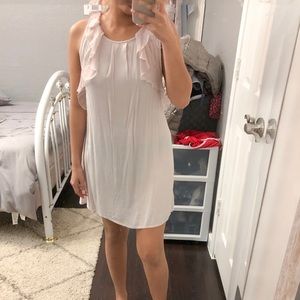 Pink Free people ruffle dress